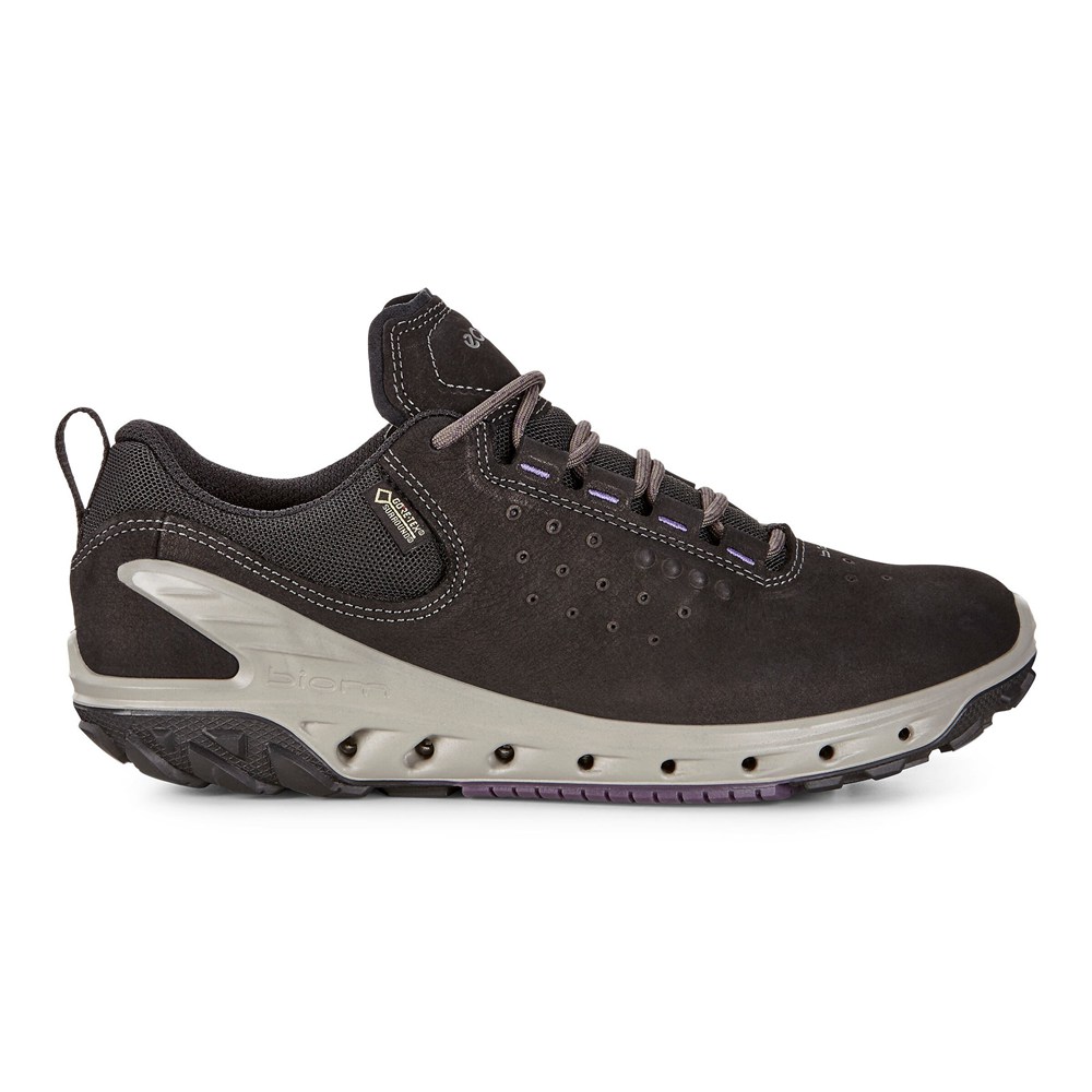 ECCO Womens Sneakers Black - W Biom Venture Gtx Tie - MHJ-801537